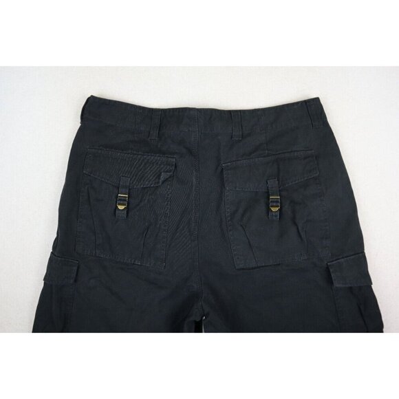 EMERGENCY EXIT - MEN'S BLACK CARGO SHORTS - SIZE 36 - Picture 10 of 10